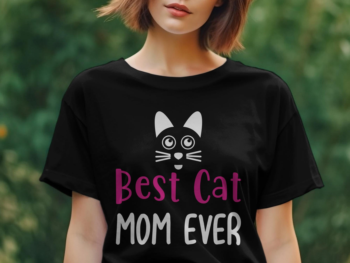 Best cat mom ever t-shirt - Premium t-shirt from Lees Krazy Teez - Just $19.95! Shop now at Lees Krazy Teez