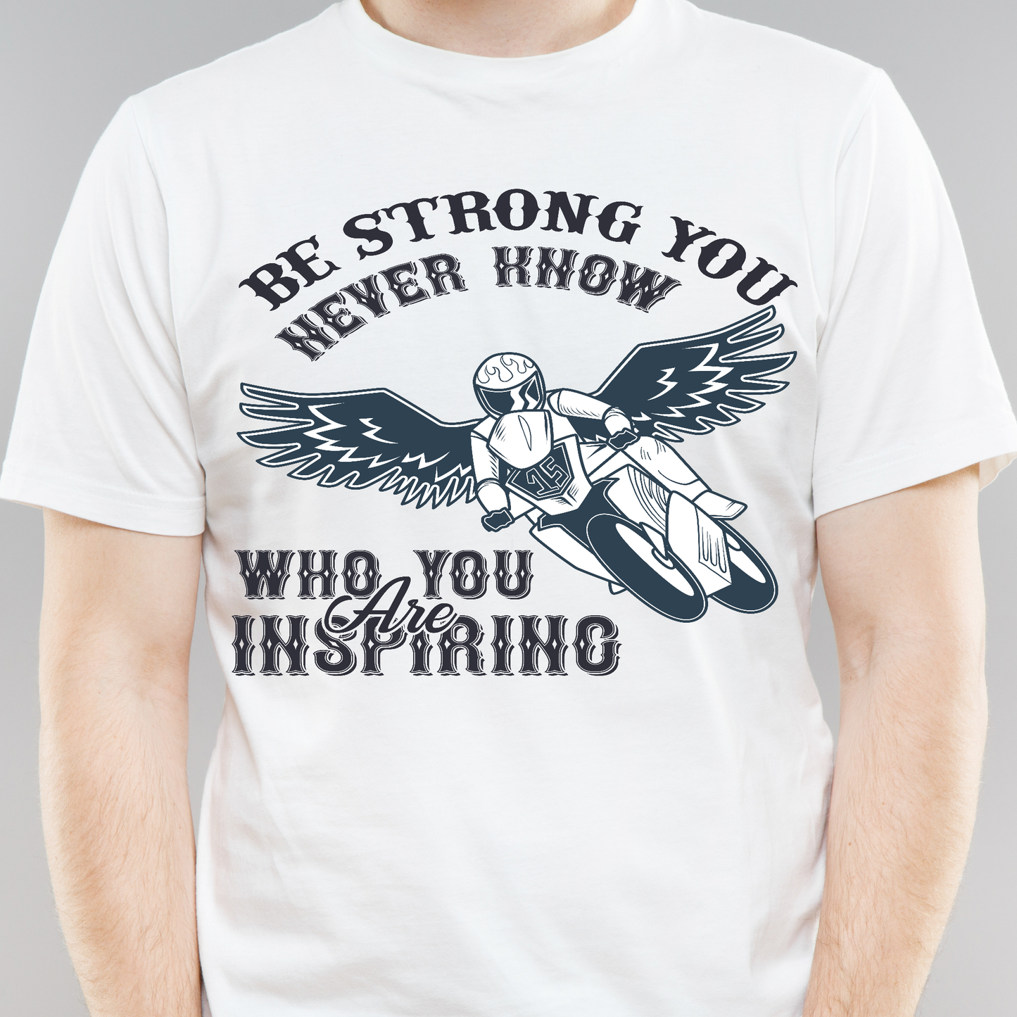 Be strong you never know who you are inspiring Men's trendy t shirt - Premium t-shirt from Lees Krazy Teez - Just $21.95! Shop now at Lees Krazy Teez