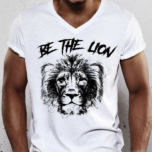 Be the lion bodybuilding Men's t-shirt - Premium t-shirt from Lees Krazy Teez - Just $19.95! Shop now at Lees Krazy Teez