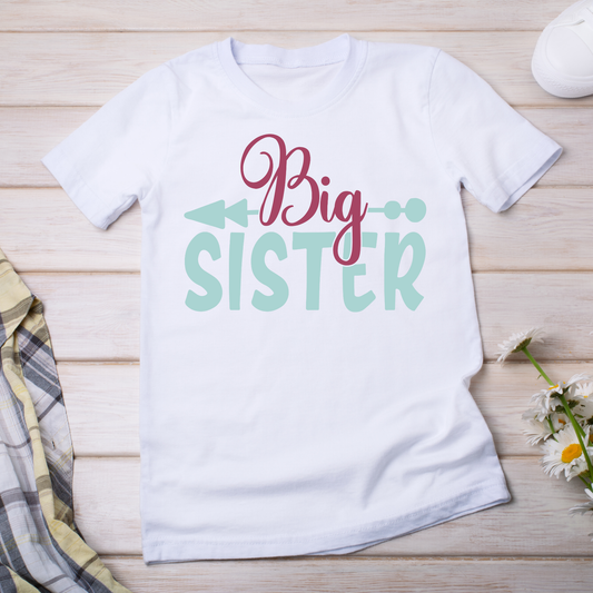 Big sister family love quote typography - Women's t-shirt - Premium t-shirt from Lees Krazy Teez - Just $21.95! Shop now at Lees Krazy Teez