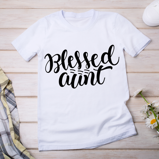 Blessed aunt sayings Christian Women's t-shirt - Premium t-shirt from Lees Krazy Teez - Just $21.95! Shop now at Lees Krazy Teez