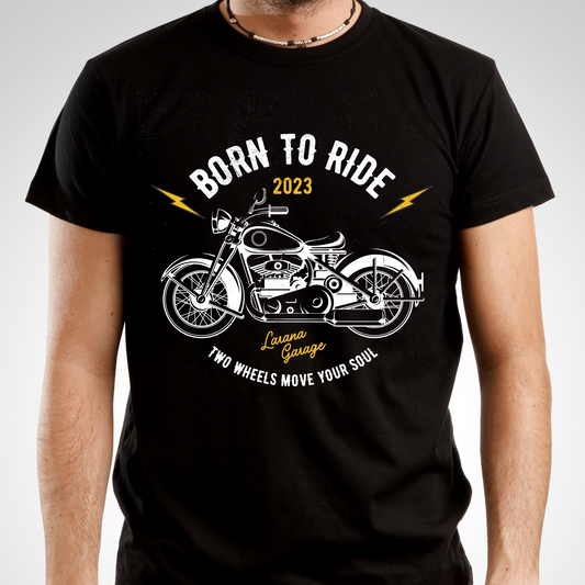 Born to ride Motorcycle rider Men's awesome tee - Premium t-shirt from Lees Krazy Teez - Just $19.95! Shop now at Lees Krazy Teez