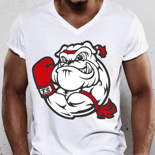 Boxing Bulldog Men's hilarious funny t-shirt - Premium t-shirt from Lees Krazy Teez - Just $19.95! Shop now at Lees Krazy Teez