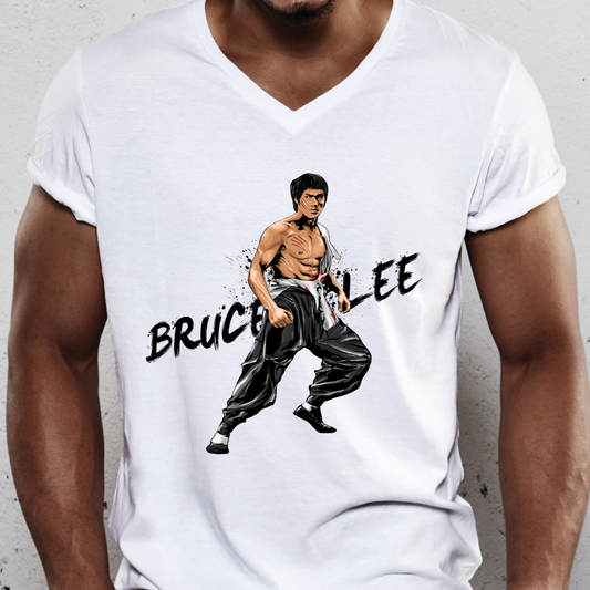 Bruce Lee vector art martial arts karate Men's t-shirt - Premium t-shirt from Lees Krazy Teez - Just $19.95! Shop now at Lees Krazy Teez