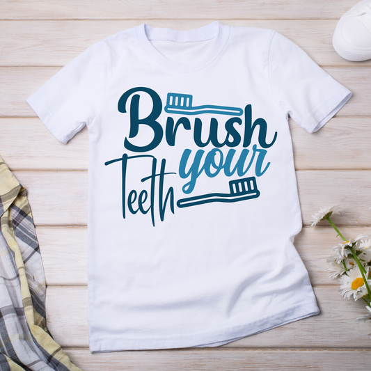Brush your teeth rude sayings - Women's funny t-shirt - Premium t-shirt from Lees Krazy Teez - Just $20.95! Shop now at Lees Krazy Teez