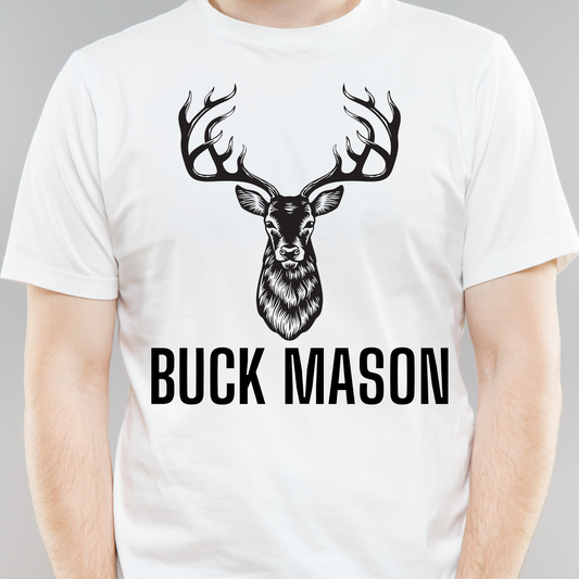 Buck Mason deer parody Men's awesome t-shirt - Premium t-shirt from Lees Krazy Teez - Just $19.95! Shop now at Lees Krazy Teez