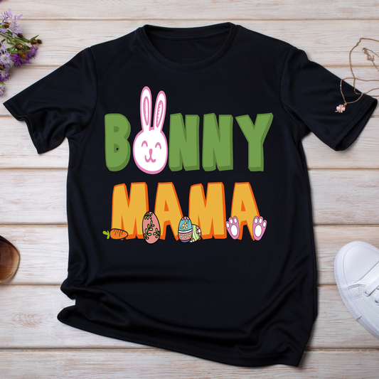 Bunny mama awesome Easter Women's t-shirt - Premium t-shirt from Lees Krazy Teez - Just $19.95! Shop now at Lees Krazy Teez