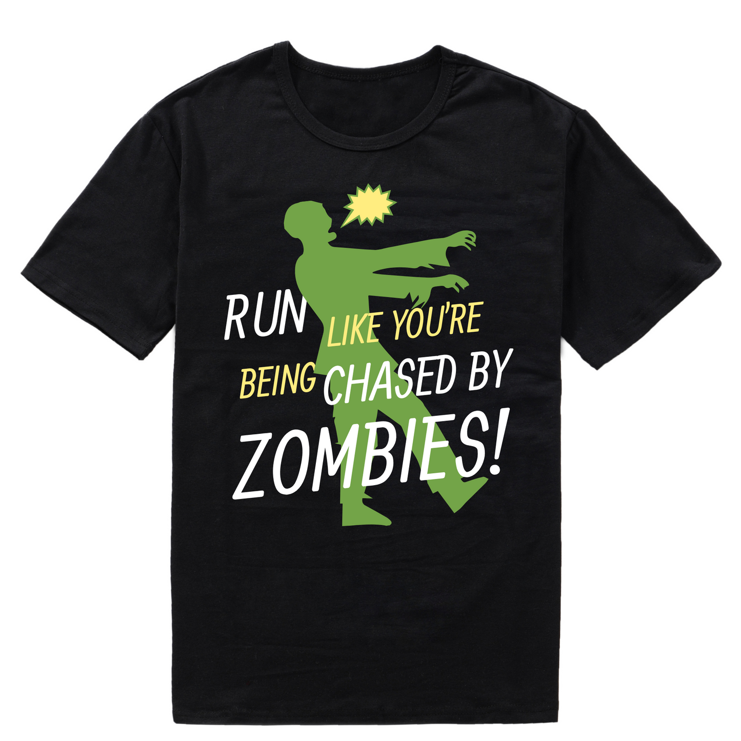 Run like you're being chased by zombies Halloween Men's t-shirt - Premium t-shirt from Lees Krazy Teez - Just $19.95! Shop now at Lees Krazy Teez