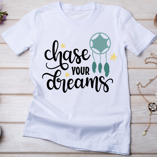 Chase your dreams awesome Women t-shirt - Premium t-shirt from Lees Krazy Teez - Just $19.95! Shop now at Lees Krazy Teez