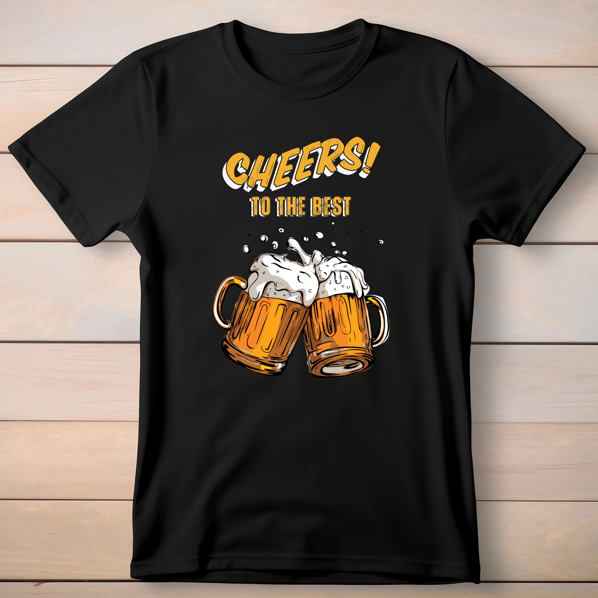 Cheers to the best - funny drinking shirts - Premium t-shirt from Lees Krazy Teez - Just $21.95! Shop now at Lees Krazy Teez