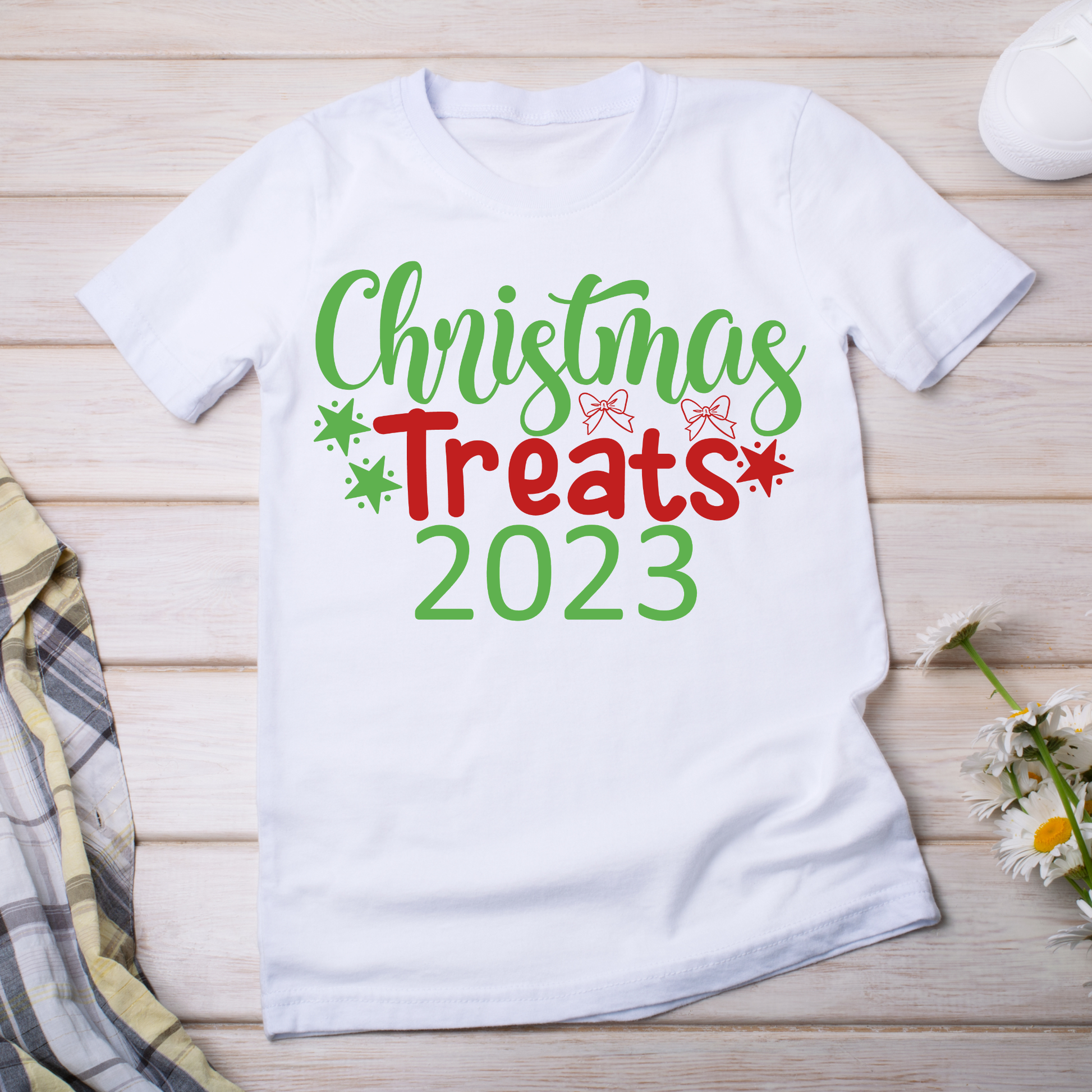 Christmas treats 2023 holiday Women's t-shirt - Premium t-shirt from Lees Krazy Teez - Just $21.95! Shop now at Lees Krazy Teez