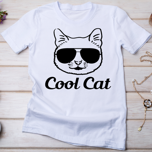 Cool cat animal Women's t-shirt - Premium t-shirt from Lees Krazy Teez - Just $19.95! Shop now at Lees Krazy Teez