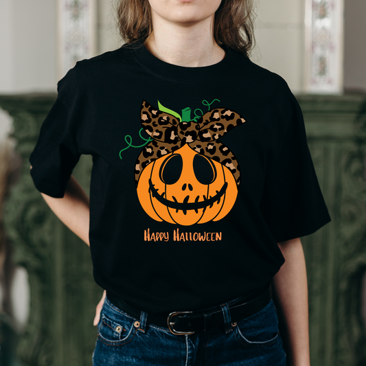 Cute Halloween Jack o lantern Women's tee - pumpkin shirt - Premium t-shirt from Lees Krazy Teez - Just $21.95! Shop now at Lees Krazy Teez