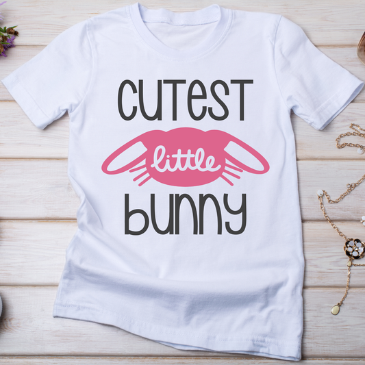 Cutest little bunny Easter holiday Women's t-shirt - Premium t-shirt from Lees Krazy Teez - Just $19.95! Shop now at Lees Krazy Teez