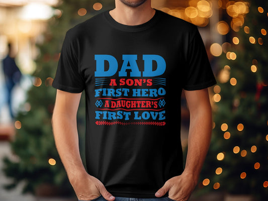Dad a son's first hero first love Men's daddy t-shirt - Premium t-shirt from Lees Krazy Teez - Just $19.95! Shop now at Lees Krazy Teez