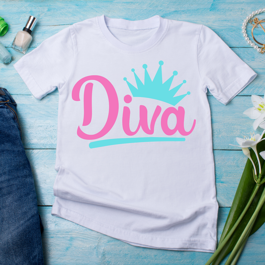 Diva self worth self esteem Women's awesome t-shirt - Premium t-shirt from Lees Krazy Teez - Just $21.95! Shop now at Lees Krazy Teez