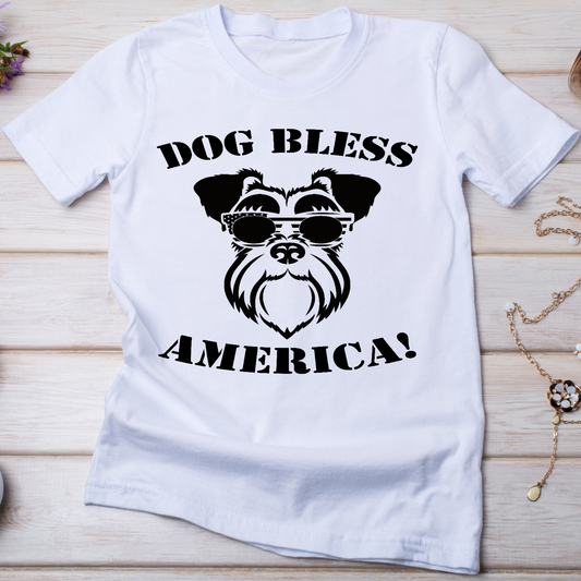 Dog bless America funny Women's dog t-shirt - Premium t-shirt from Lees Krazy Teez - Just $19.95! Shop now at Lees Krazy Teez