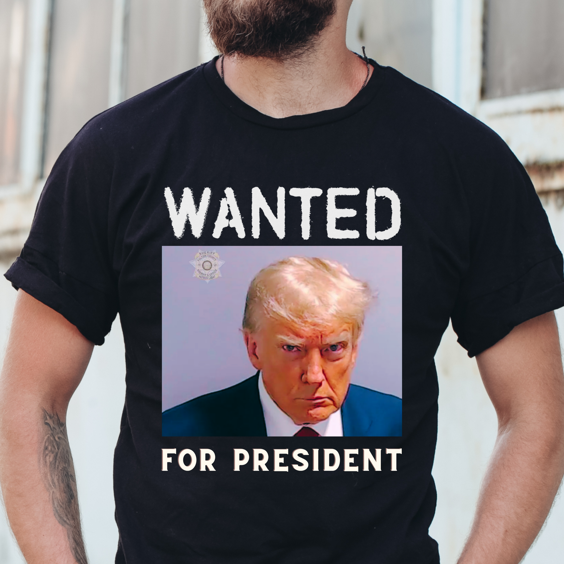 Donald Trump wanted for president t-shirt - Premium t-shirt from Lees Krazy Teez - Shop now at Lees Krazy Teez