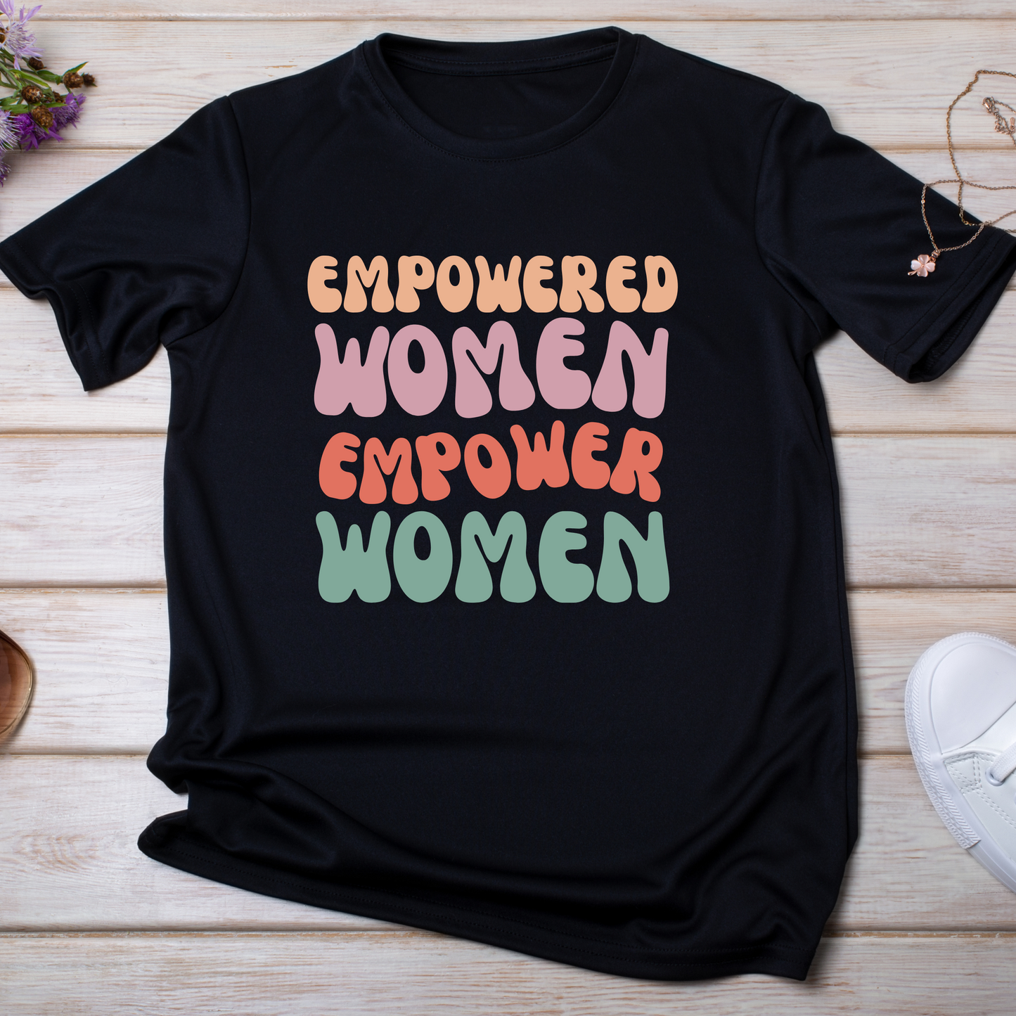 Empowered graphic design Women's vintage t-shirt - Premium t-shirt from Lees Krazy Teez - Just $19.95! Shop now at Lees Krazy Teez