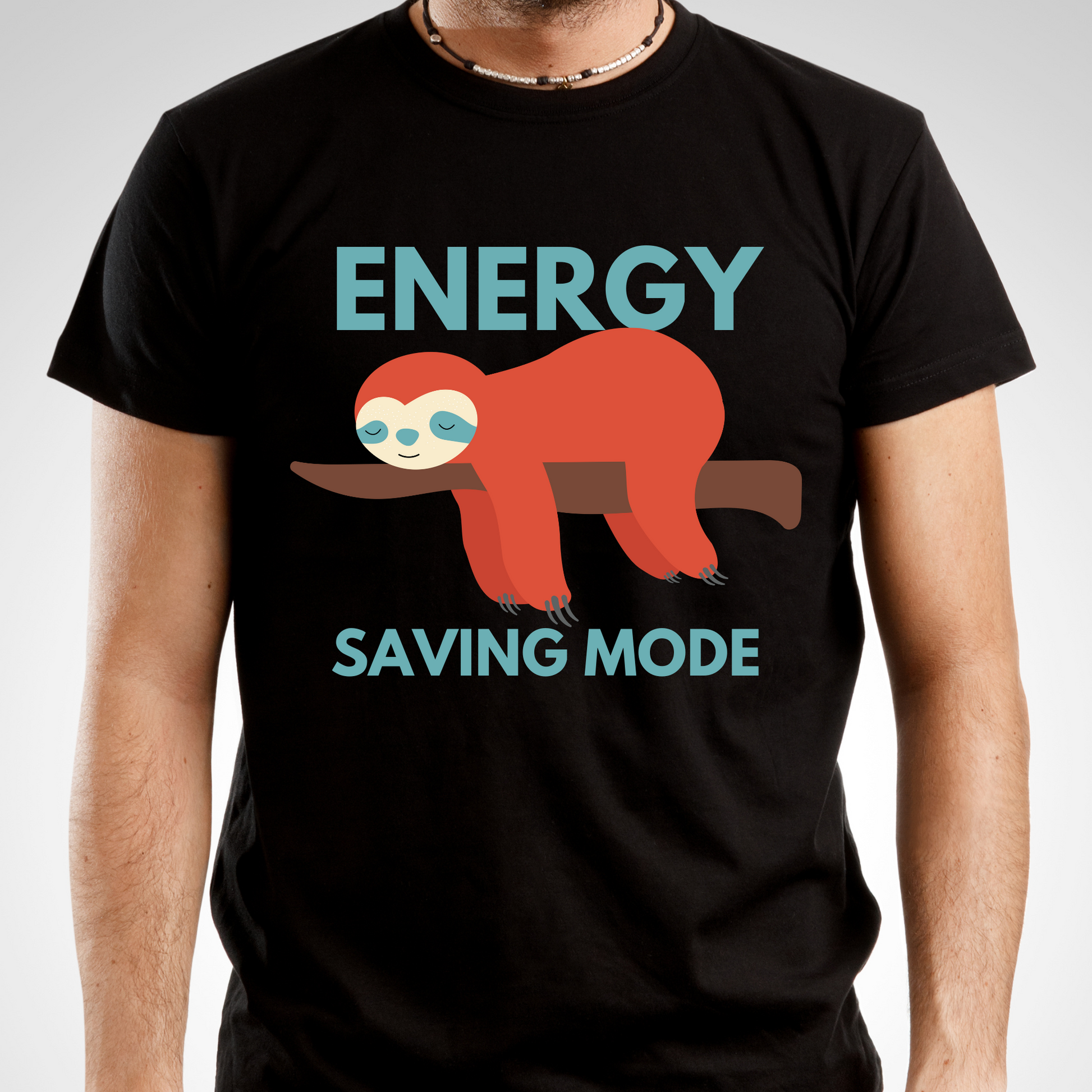 Energy saving mode awesome Men's t-shirt - Premium t-shirt from Lees Krazy Teez - Just $19.95! Shop now at Lees Krazy Teez