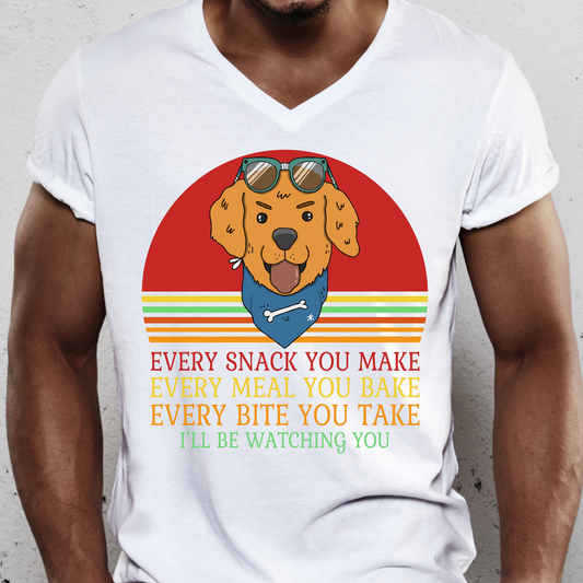 Every snack you make funny Men's dog t-shirt - Premium t-shirt from Lees Krazy Teez - Just $19.95! Shop now at Lees Krazy Teez