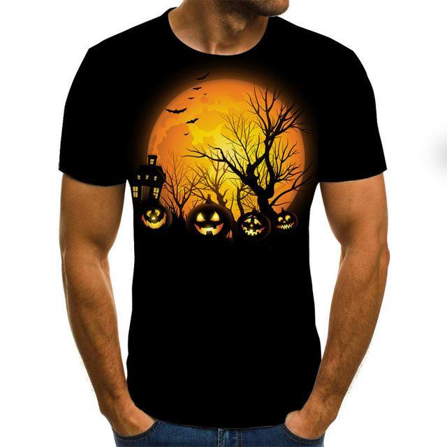 Spooky halloween 3d print casual Men's t-shirt - Premium t-shirt from eprolo - Just $19.95! Shop now at Lees Krazy Teez