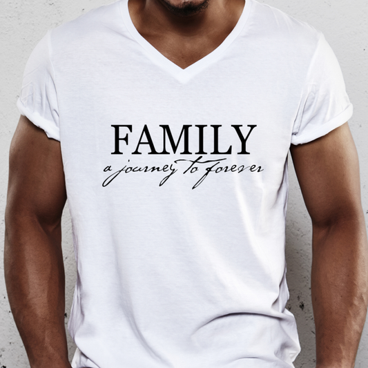 Family a journey to forever Men's t-shirt - Premium t-shirt from Lees Krazy Teez - Just $19.95! Shop now at Lees Krazy Teez