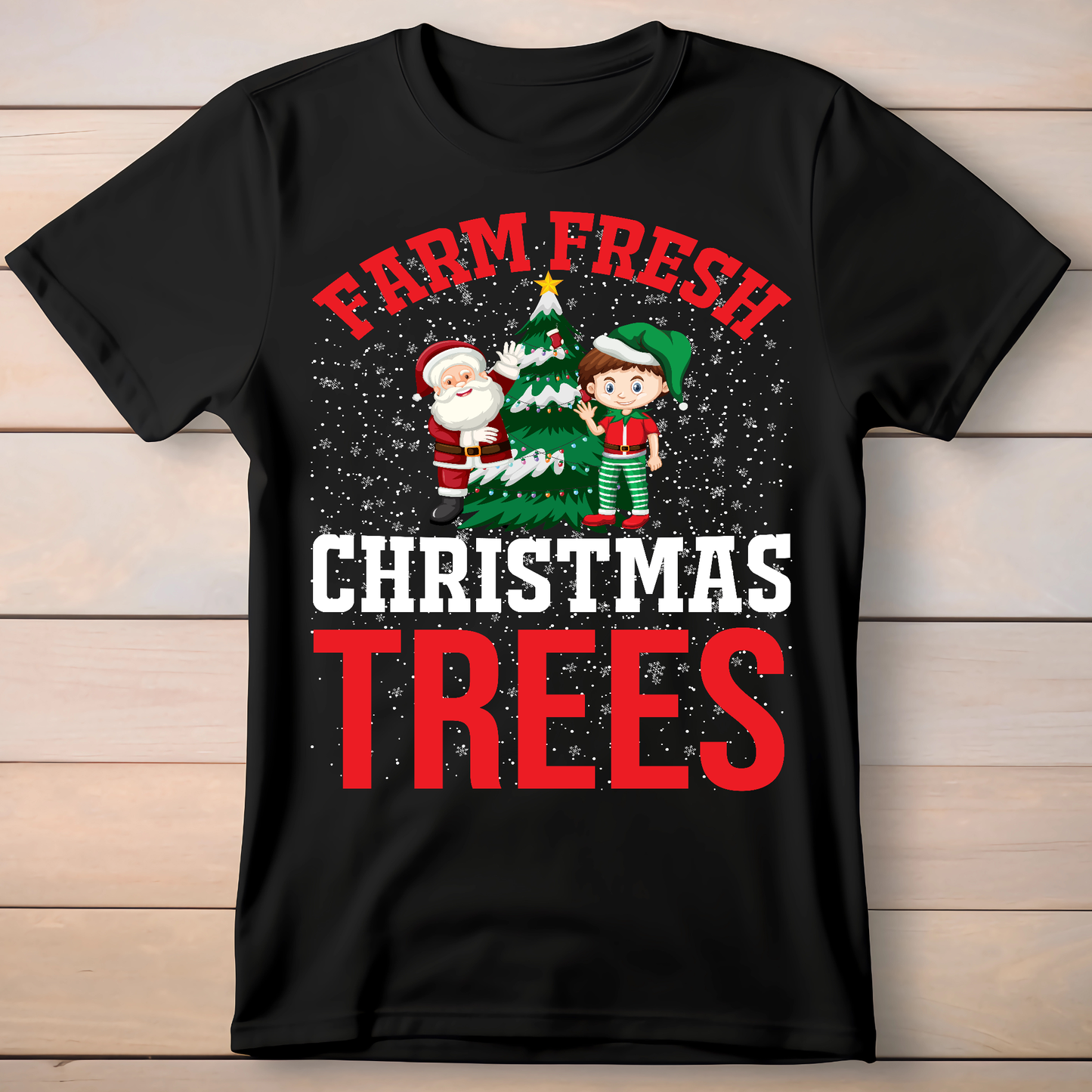 Farm fresh  Christmas trees awesome holiday t-shirt - Premium t-shirt from Lees Krazy Teez - Just $19.95! Shop now at Lees Krazy Teez