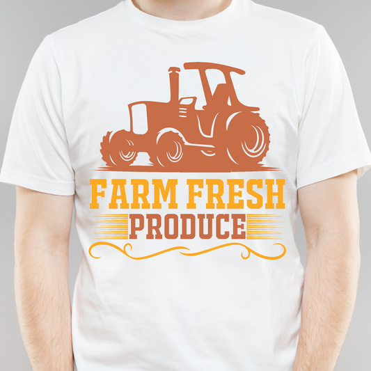 Farm fresh produce hard working Men's t shirt - Premium t-shirt from Lees Krazy Teez - Just $21.95! Shop now at Lees Krazy Teez