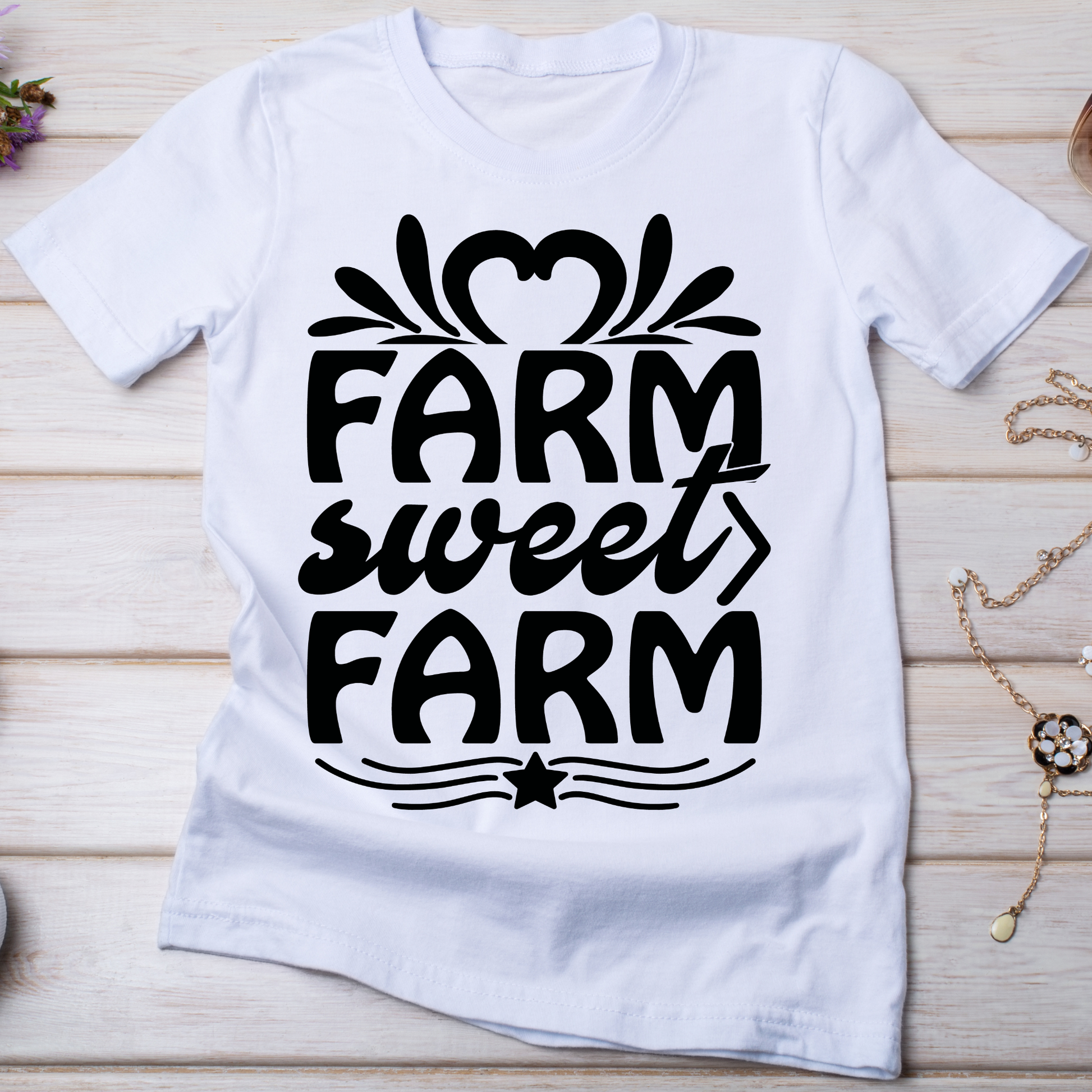 Farm sweet farm Women's farm t-shirt - Premium t-shirt from Lees Krazy Teez - Just $21.95! Shop now at Lees Krazy Teez