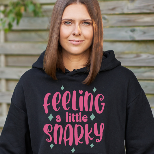 Feeling a little snarky Women's funny hoodie - Premium t-shirt from Lees Krazy Teez - Just $39.95! Shop now at Lees Krazy Teez