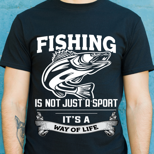 Fishing is not just a sport it's a way of life Men's t-shirt - Premium t-shirt from Lees Krazy Teez - Just $19.95! Shop now at Lees Krazy Teez