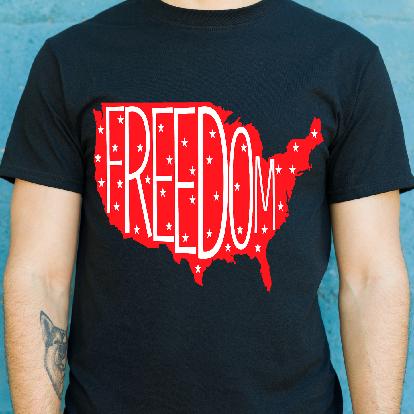 Freedom awesome proud American 4th of July Patriot t-shirt - Premium t-shirt from Lees Krazy Teez - Just $19.95! Shop now at Lees Krazy Teez