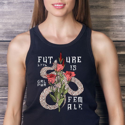 Future is 1776 female Women's tank top - Premium t-shirt from Lees Krazy Teez - Just $19.95! Shop now at Lees Krazy Teez