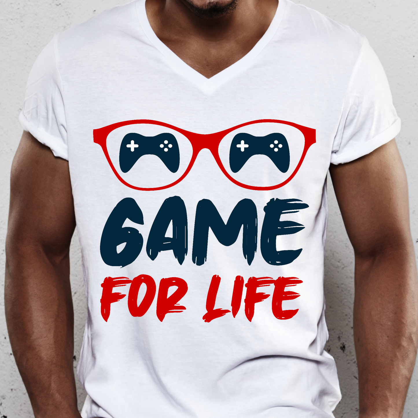 Game for life nerdy video gamer cool Men's t-shirt - Premium t-shirt from Lees Krazy Teez - Just $19.95! Shop now at Lees Krazy Teez
