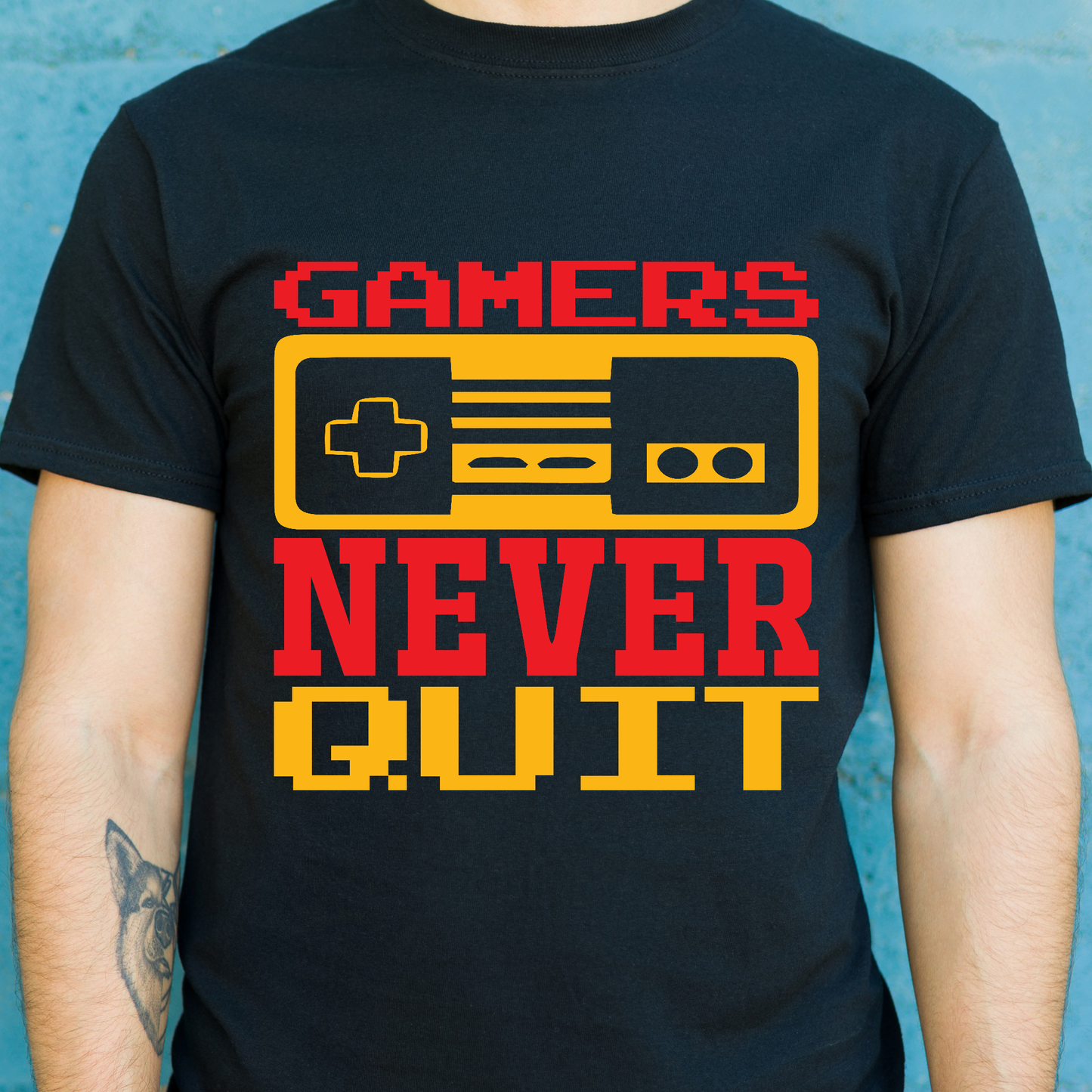 Gamers never quit gamer Men's awesome nerdy t-shirt - Premium t-shirt from Lees Krazy Teez - Just $19.95! Shop now at Lees Krazy Teez