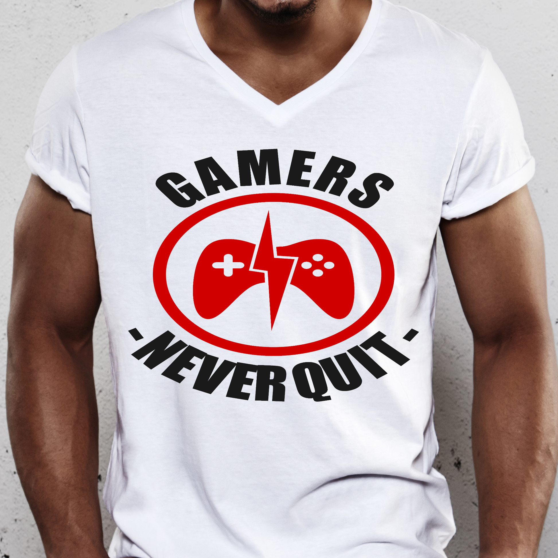 Gamers never quit nerdy Men's tshirt - Premium t-shirt from Lees Krazy Teez - Just $19.95! Shop now at Lees Krazy Teez