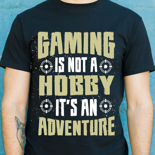 Gaming is not a hobby its an adventure t-shirt - Premium t-shirt from Lees Krazy Teez - Just $19.95! Shop now at Lees Krazy Teez