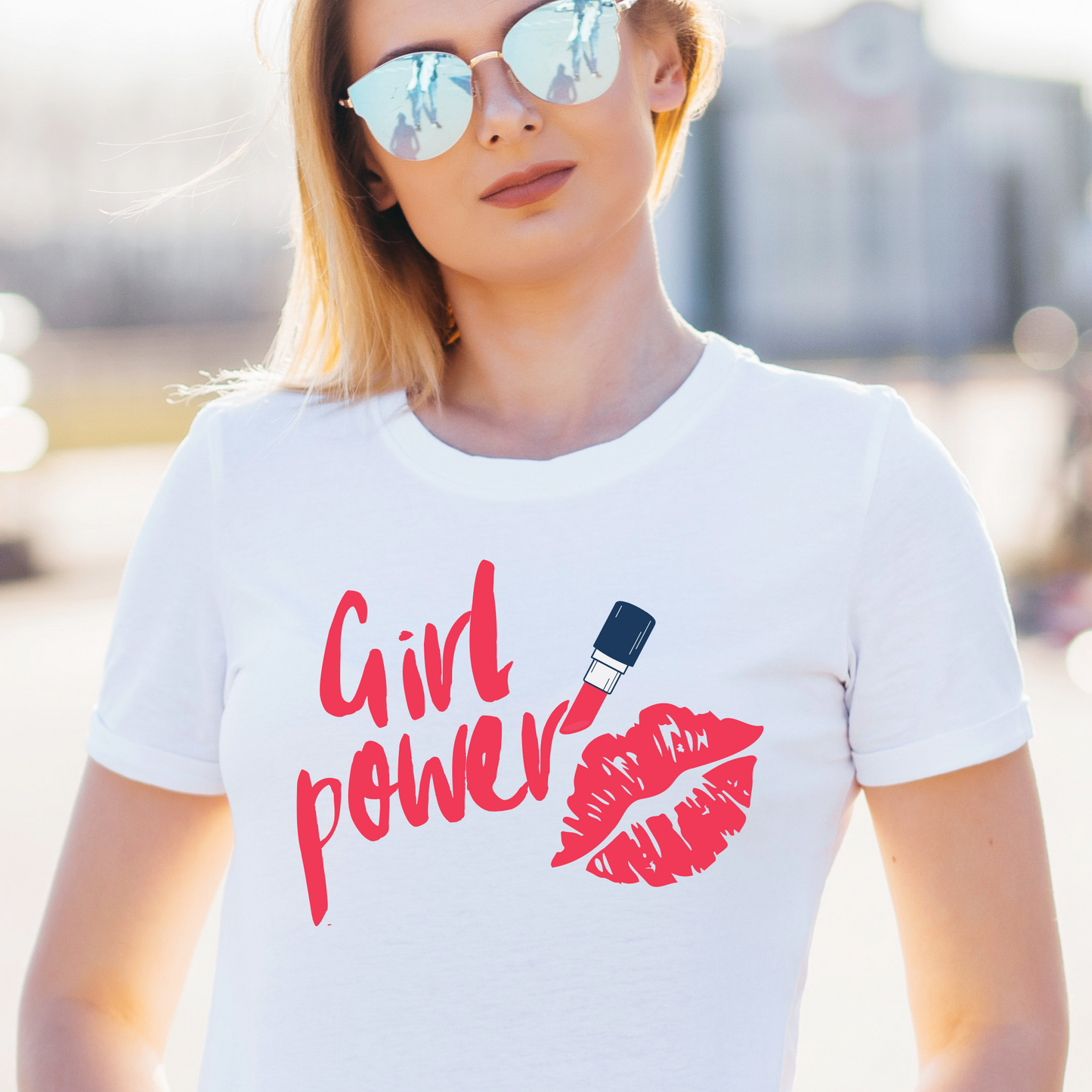 Girl power awesome ladies beautiful Women's t-shirt - Premium t-shirt from Lees Krazy Teez - Just $19.95! Shop now at Lees Krazy Teez