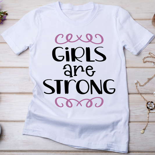 Girls are strong awesome Women's t-shirt - Premium t-shirt from Lees Krazy Teez - Just $19.95! Shop now at Lees Krazy Teez