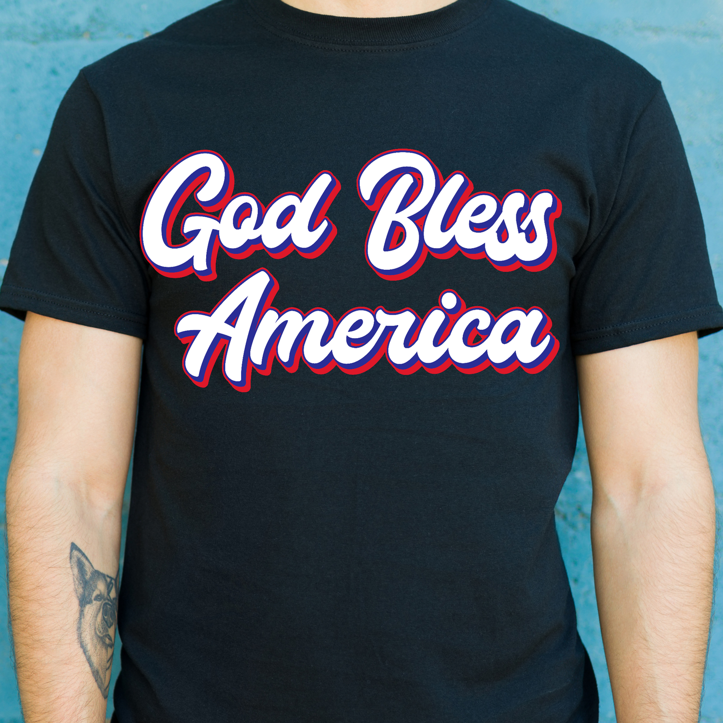 God bless America awesome Patriot t-shirt - Premium t-shirt from Lees Krazy Teez - Just $19.95! Shop now at Lees Krazy Teez