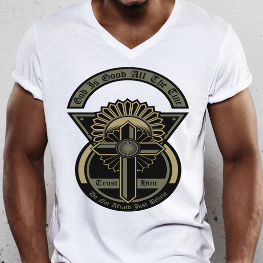 God is good all the time christian Men's t-shirt - Premium t-shirt from Lees Krazy Teez - Just $19.95! Shop now at Lees Krazy Teez