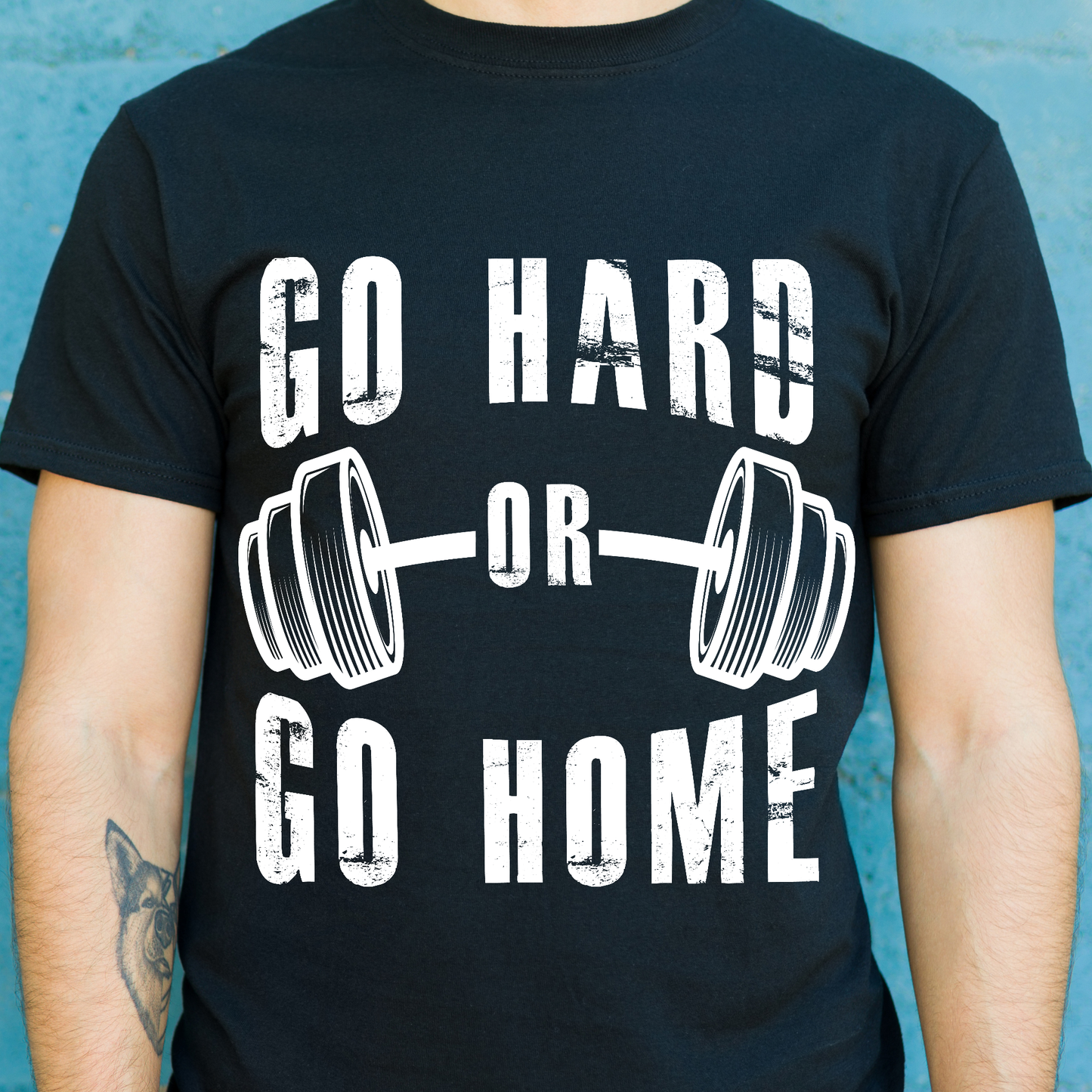 Go home or go home bodybuilding t-shirt - Premium t-shirt from Lees Krazy Teez - Just $19.95! Shop now at Lees Krazy Teez