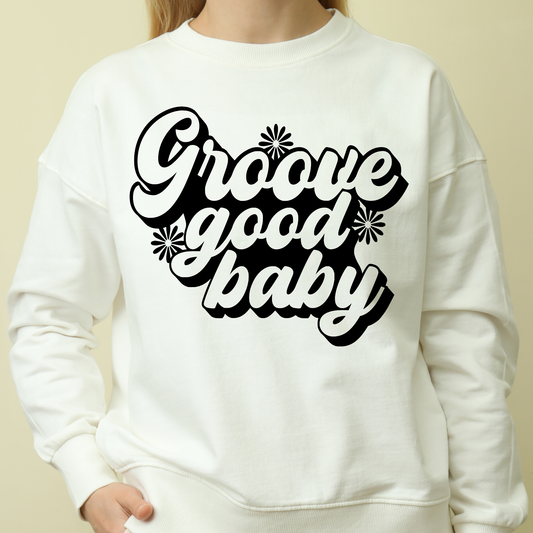 Groove good baby Women's hoodie - Premium t-shirt from Lees Krazy Teez - Just $39.95! Shop now at Lees Krazy Teez