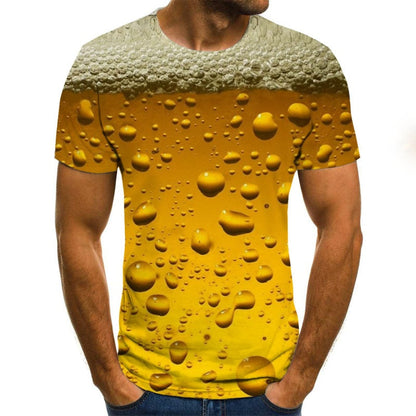 It's Beer O'Clock: 3D Printed T-Shirt for Men and Women - Fun Novelty Tee with Short Sleeves - Premium t-shirt from eprolo - Just $24.95! Shop now at Lees Krazy Teez
