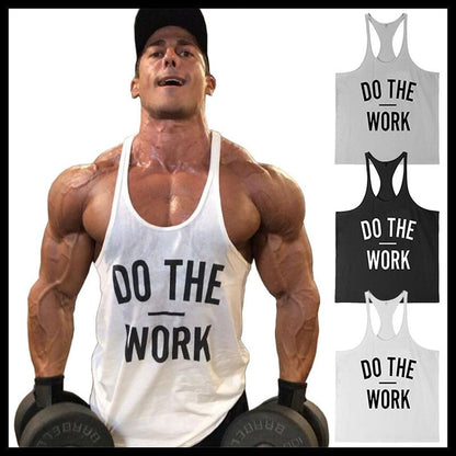 Do the work awesome bodybuilding Workout Tank Top - Premium t-shirt from eprolo - Just $19.95! Shop now at Lees Krazy Teez