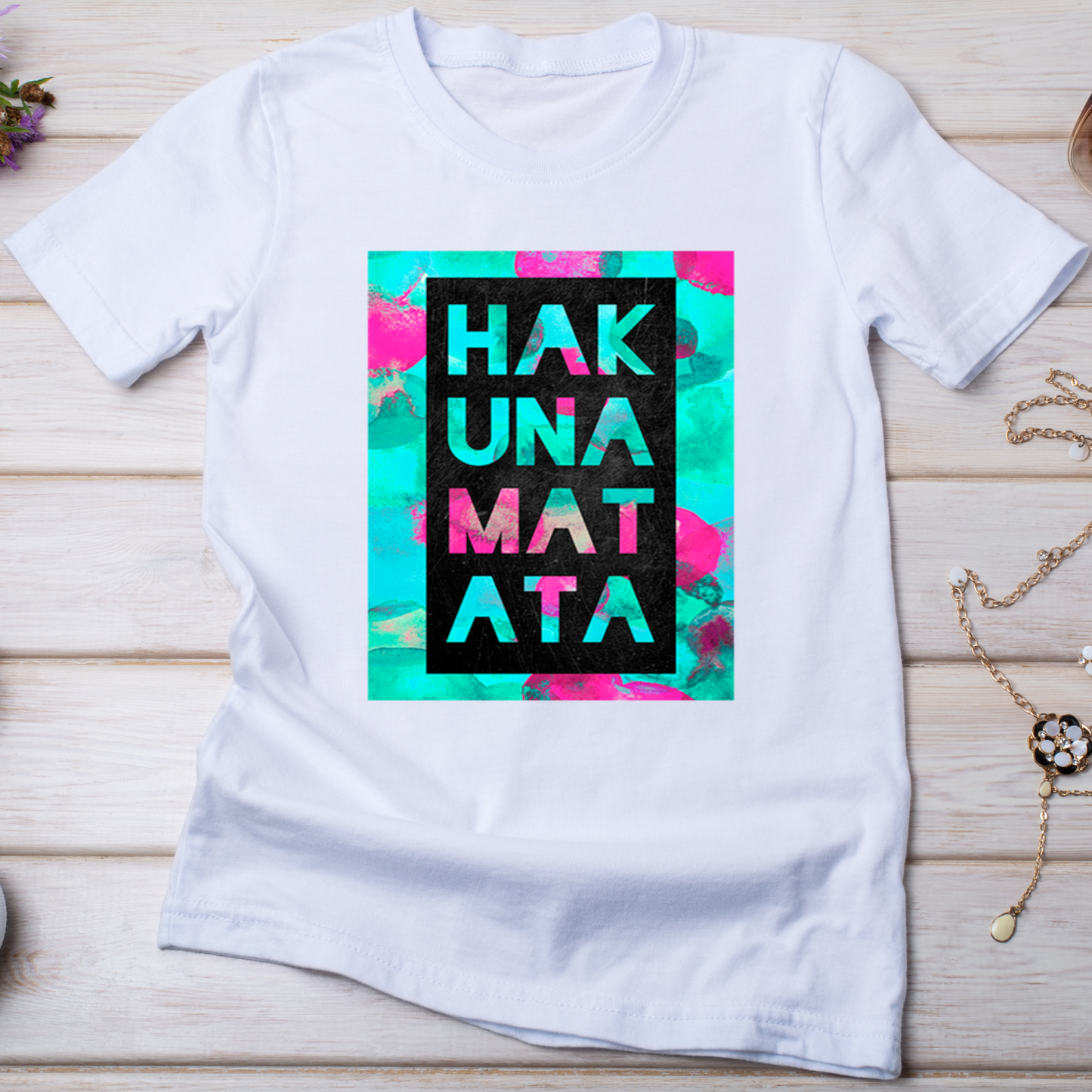 Hakuna matata funny lion king vintage Women's t-shirt - Premium t-shirt from Lees Krazy Teez - Just $19.95! Shop now at Lees Krazy Teez