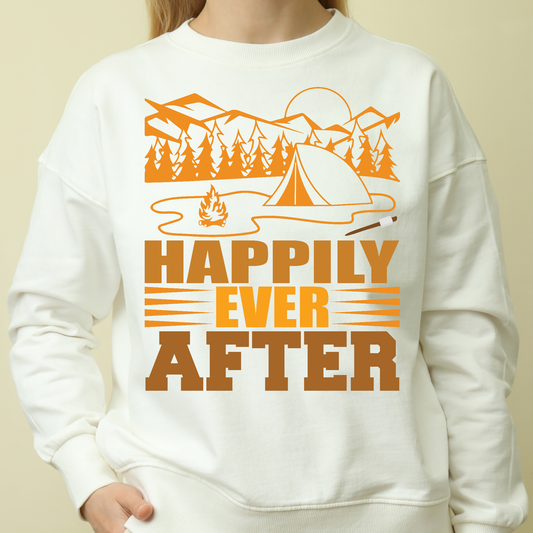 Happily ever after camper Women's hoodie - Premium t-shirt from Lees Krazy Teez - Just $39.95! Shop now at Lees Krazy Teez