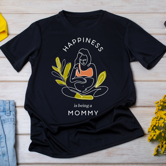 Happiness is being a mommy - t shirt for women - Premium t-shirt from Lees Krazy Teez - Just $19.95! Shop now at Lees Krazy Teez