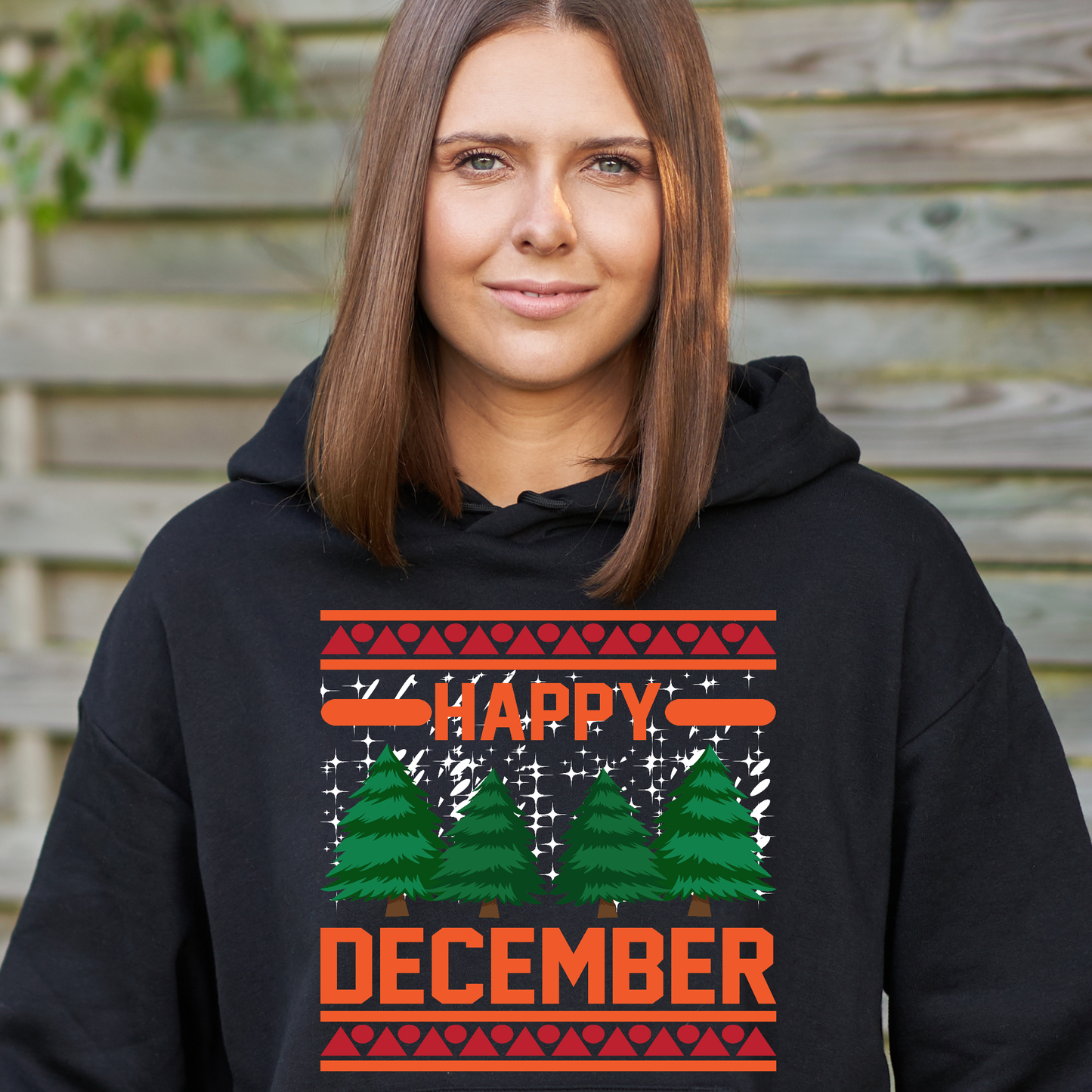Happy december awesome Women's hoodie - Premium t-shirt from Lees Krazy Teez - Just $39.95! Shop now at Lees Krazy Teez